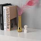 Vaso de Cerâmica Luxo Dourado para Decoração
