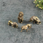 Miniatura Leão Decorativo em Cobre