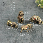 Miniatura Leão Decorativo em Cobre
