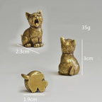 Estatuetas de Gatos em Bronze