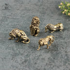 Miniatura Leão Decorativo em Cobre