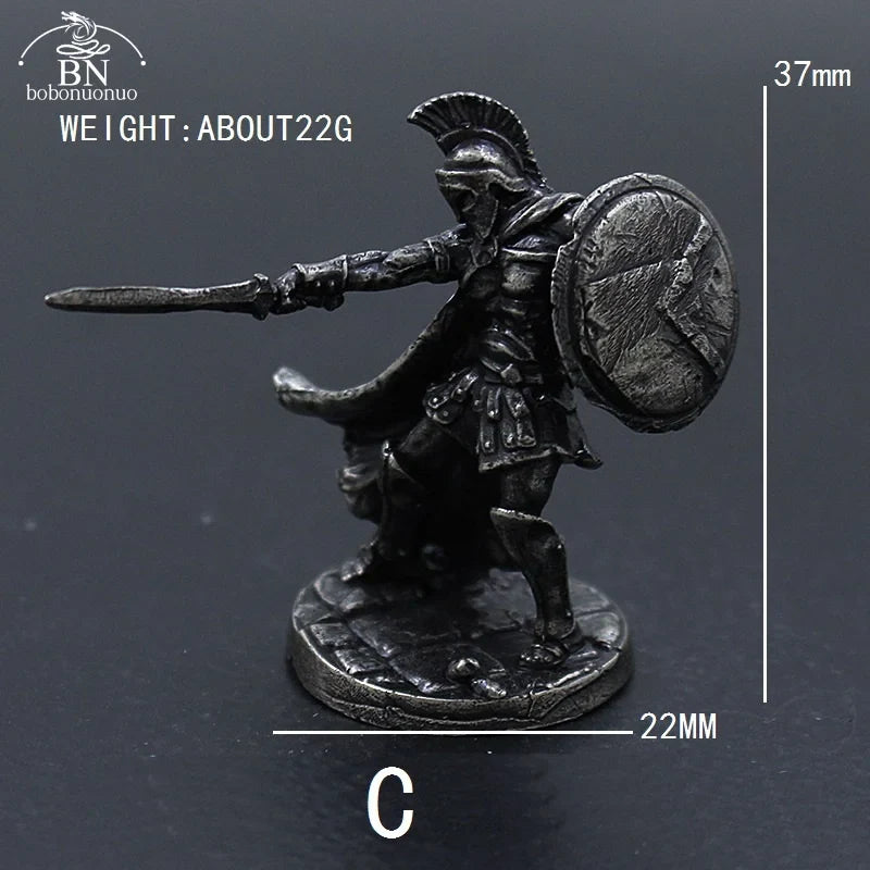 Miniatura Soldado Espartano em Cobre