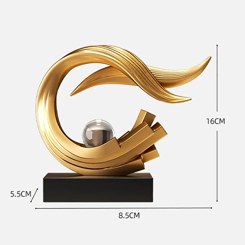 Estatueta Decorativa Água e Vento
