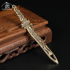 Miniatura Espada com Dragão em Cobre