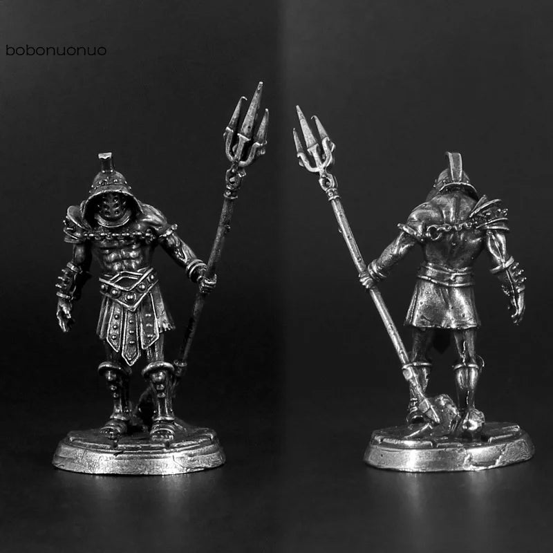 Miniatura Cavaleiro Medieval em Cobre