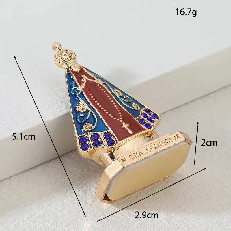 Estatuetas de N. Sra. Aparecida em Liga de Zinco