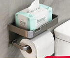 Suporte de Papel Higiênico Luxo com Prateleira