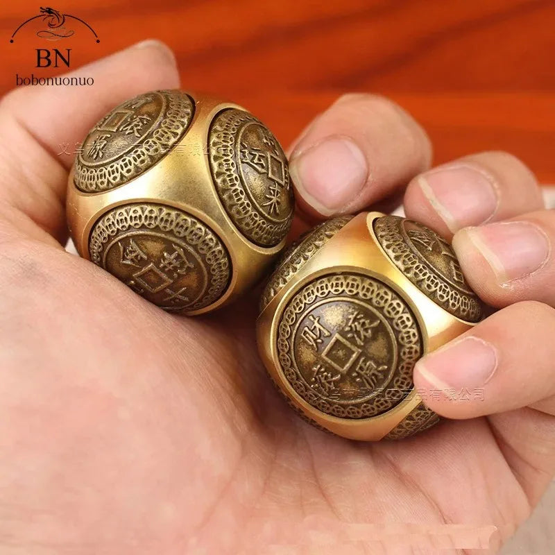 Spinner Cubo de Seis Faces em Cobre