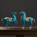 Escultura de Cavalo em Resina para Decoração de Ambientes