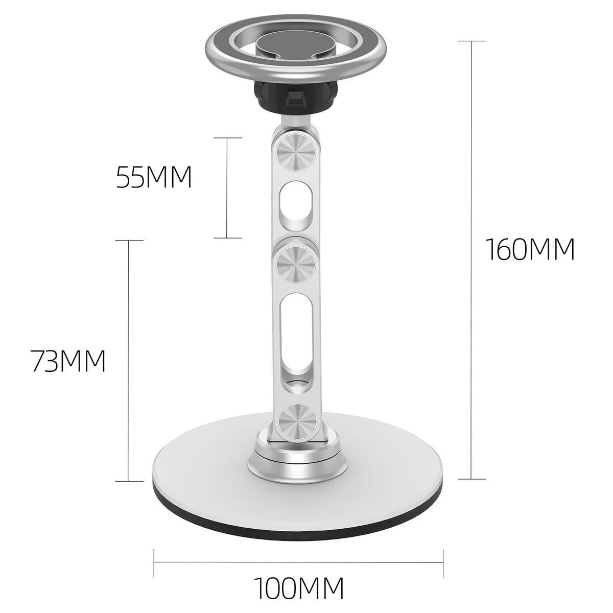 Suporte Magnético Rotativo 360° para Smartphones