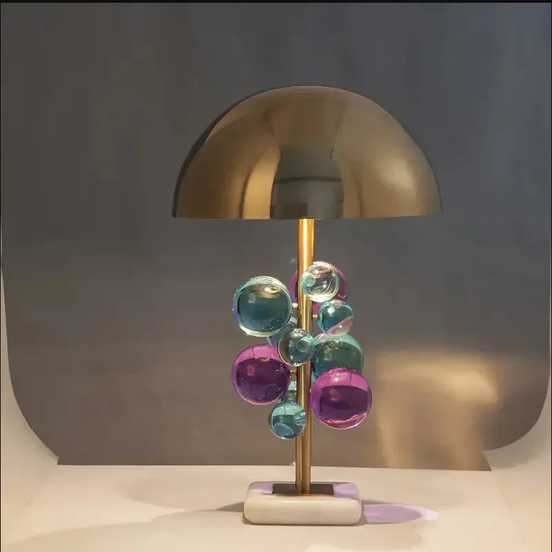 Luminária de Mesa Cristal Pós-Moderno Luxuoso