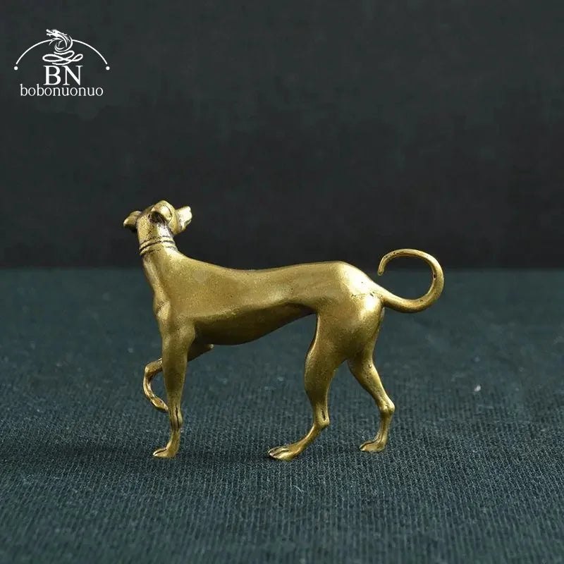 Miniatura Cachorro Decorativo em Cobre