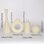 Conjunto de 4 Vasos Decorativos Multicoloridos