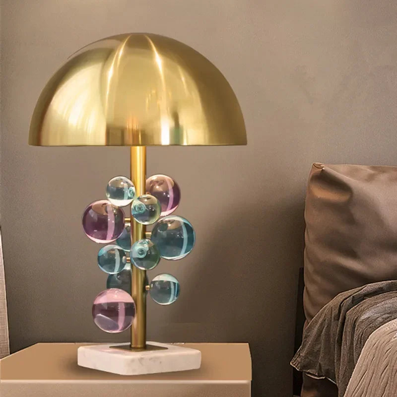 Luminária de Mesa Cristal Pós-Moderno Luxuoso