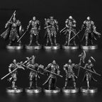 Miniatura Cavaleiro Medieval em Cobre