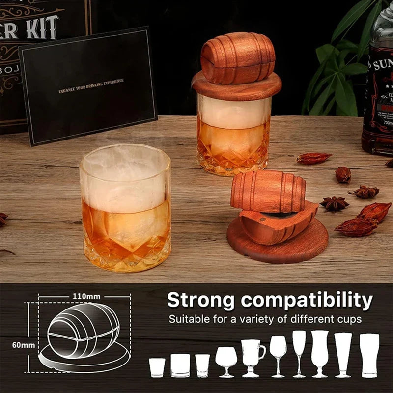 Kit Infusor de Fumaça para Uísque e Coquetéis