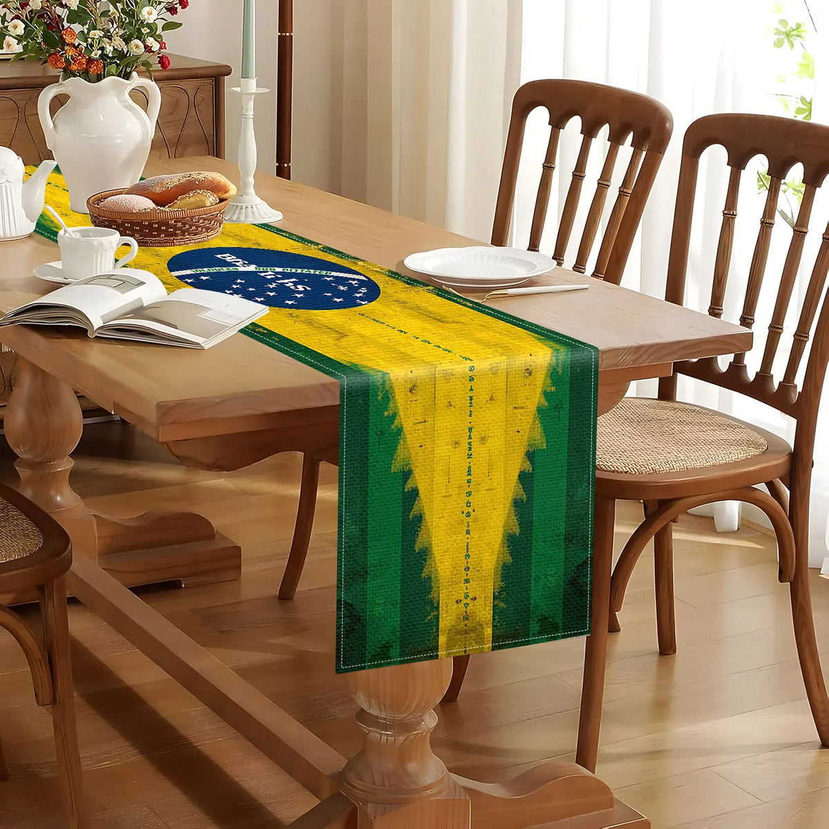 Bandeira de Mesa Estilo Brasileiro