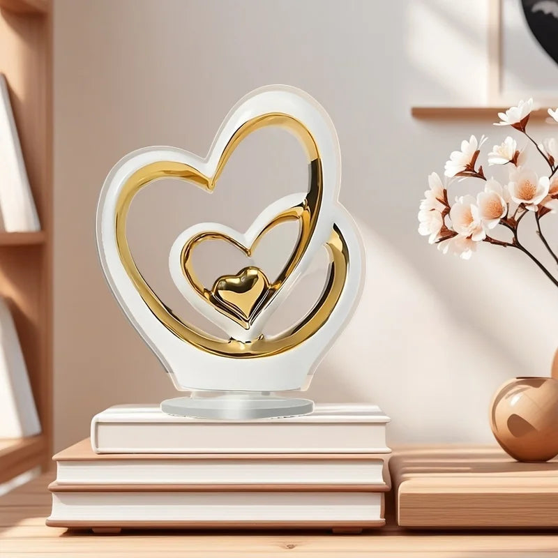 Escultura Coração Minimalista