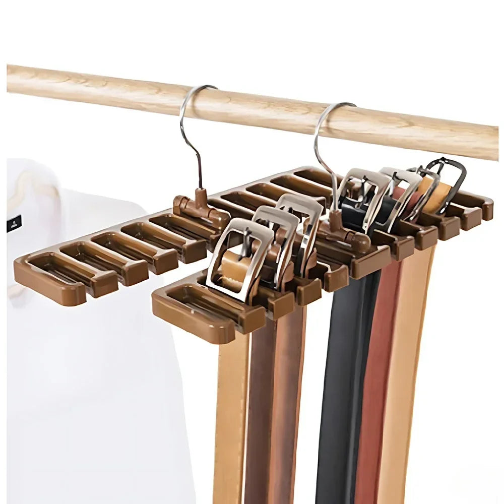 Organizador de Gravatas e Cintos Multifuncional