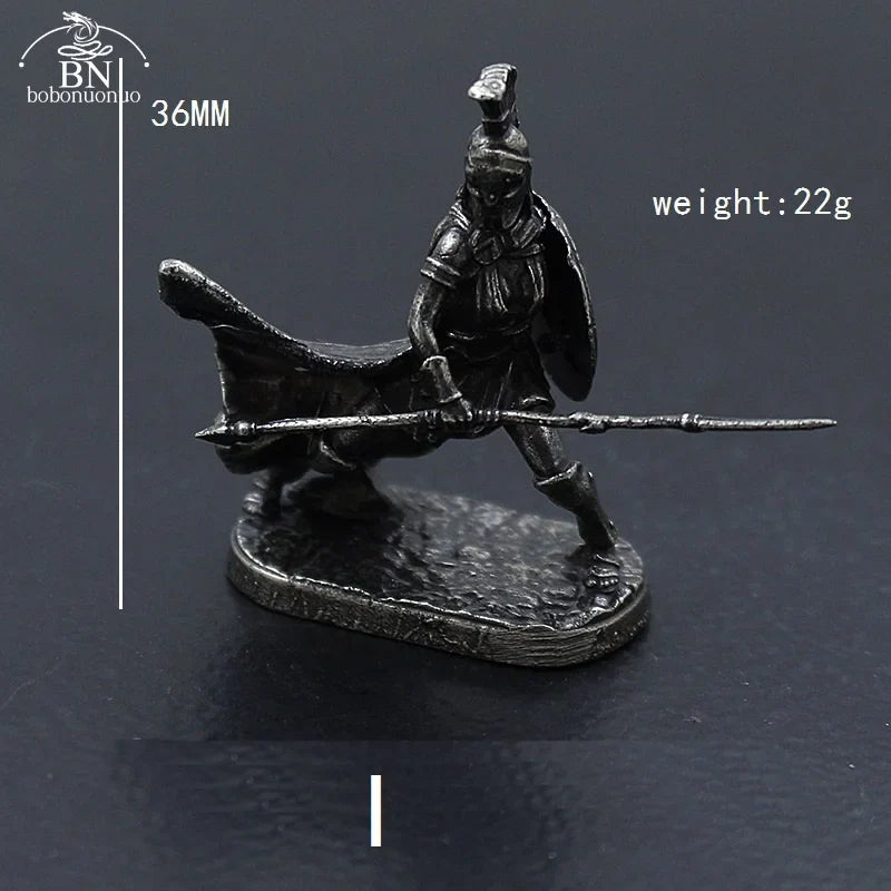 Miniatura Soldado Espartano em Cobre
