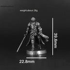 Miniatura Cavaleiro Medieval em Cobre