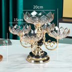 Fruteira Giratória Luxo com 5 Camadas