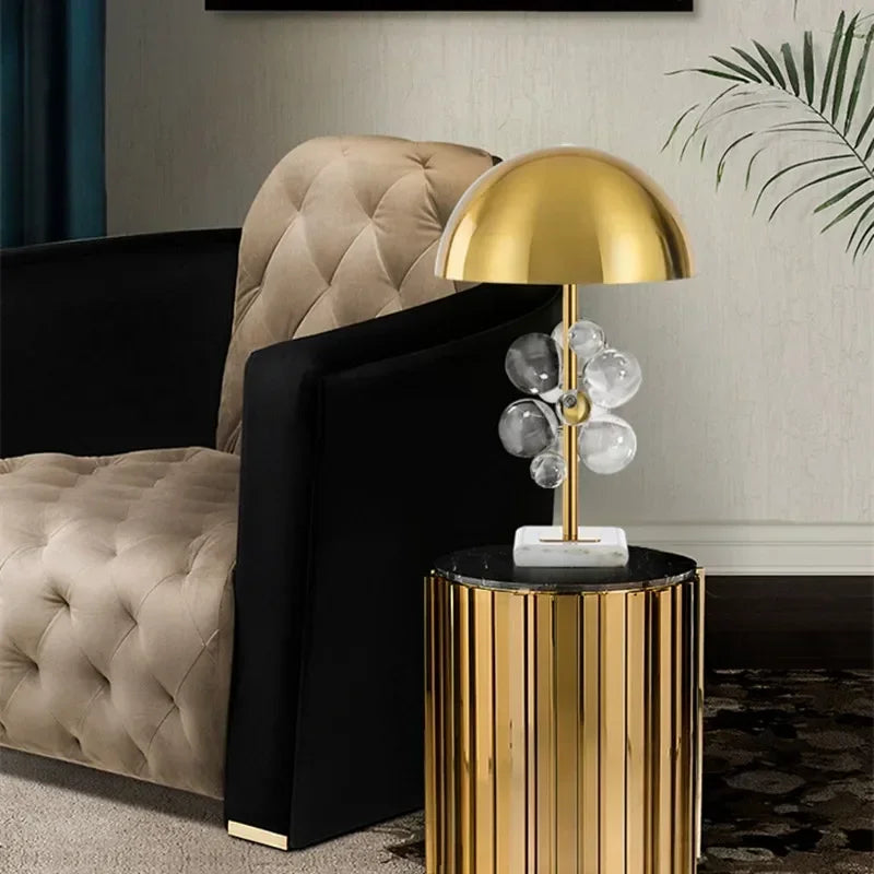 Luminária de Mesa Cristal Pós-Moderno Luxuoso