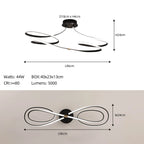 Luminária de Teto LED Regulável com Controle Remoto