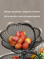 Fruteira de Metal Elegante e Multifuncional