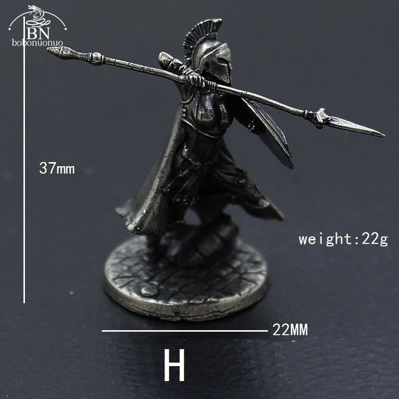 Miniatura Soldado Espartano em Cobre