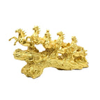 Escultura Oito Cavalos em Resina