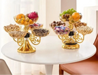 Fruteira Giratória Luxo com 5 Camadas