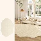 Tapete Creme Francês Irregular para Sala