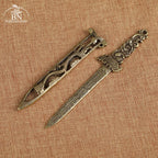 Miniatura Espada com Dragão em Cobre