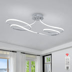 Luminária de Teto LED Regulável com Controle Remoto