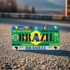 Placa de Alumínio Vintage