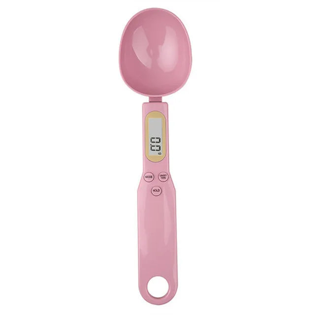 Balança Digital de Cozinha com Colher Medidora LCD