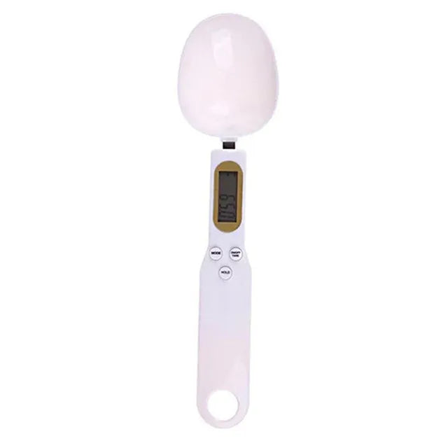Balança Digital de Cozinha com Colher Medidora LCD