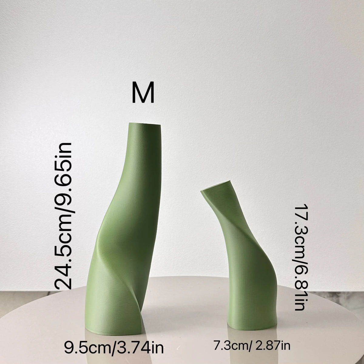 Vaso Duplo Criativo Multicolorido para Decoração