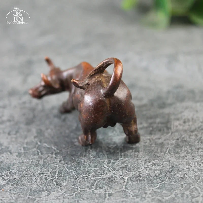 Miniatura Touro de Wall Street em Cobre