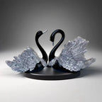 Casal de Cisnes Decorativos em Resina