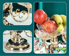 Fruteira Giratória Luxo com 5 Camadas