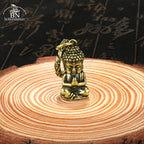 Miniatura Pequeno Buda em Cobre