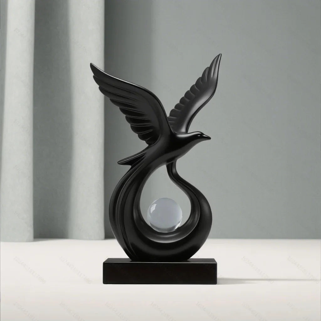 Escultura Decorativa de Luxo