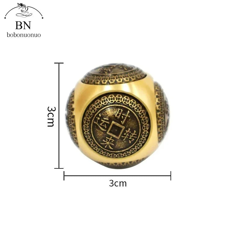 Spinner Cubo de Seis Faces em Cobre
