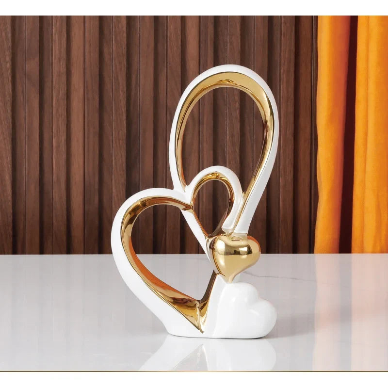 Escultura Coração Minimalista