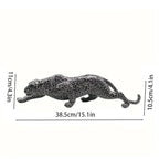 Escultura Leopardo em Resina