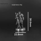 Miniatura Cavaleiro Medieval em Cobre