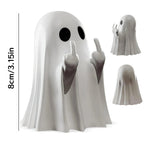 Estátua Decorativa de Fantasma com Gesto Divertido