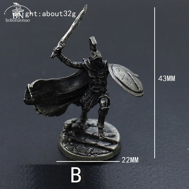 Miniatura Soldado Espartano em Cobre